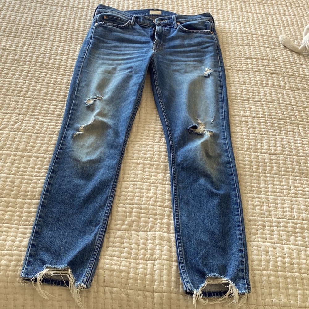 Mother jeans The Flirt cold feet